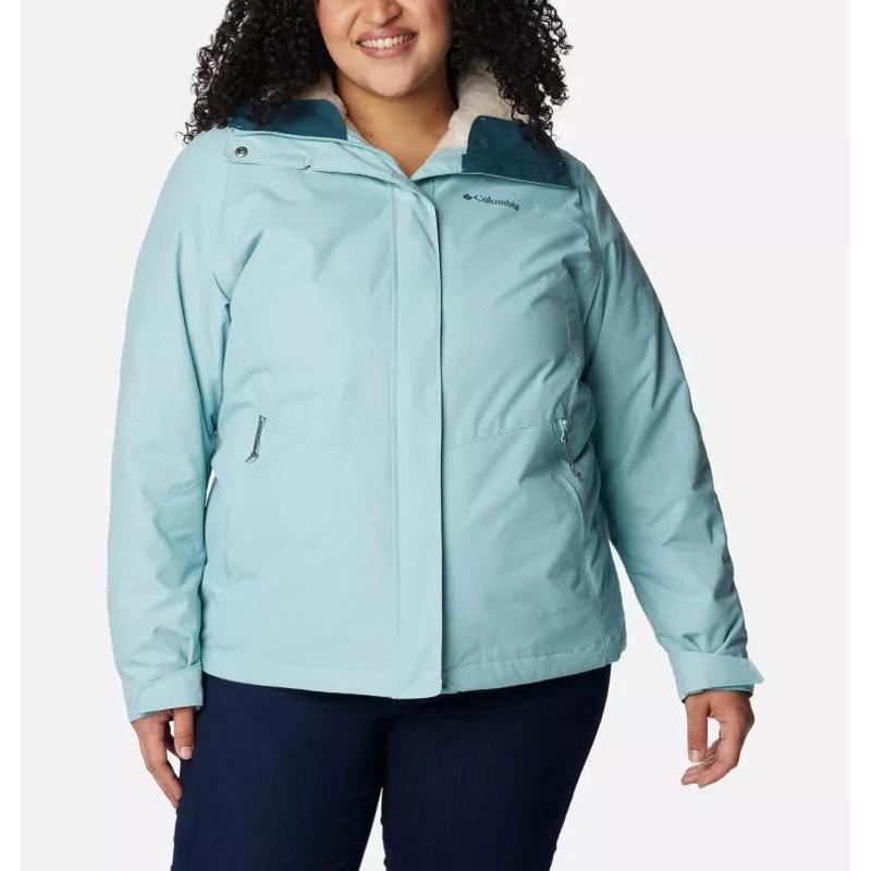 代购Columbia哥伦比亚女士夹克保暖防风加绒防水冬季户外外套