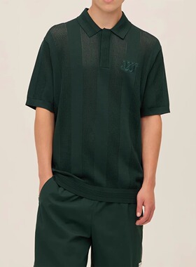 代购Kith X Wilson 威尔胜联名款商务Polo衫老钱风T恤男士网球服