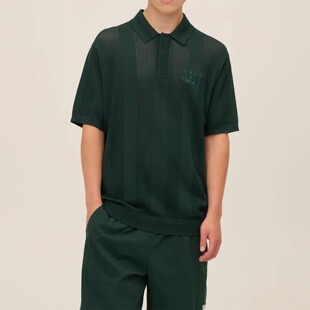 代购Kith X Wilson 威尔胜联名款商务Polo衫老钱风T恤男士网球服