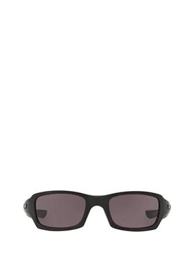 Oakley/欧克利男款太阳眼镜黑色有色镜片无鼻托镜腿图案细节