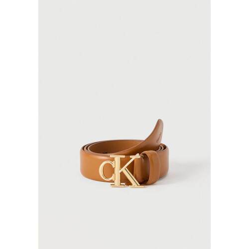 海外代购Calvin Klein/凯文克莱女士皮带黑色光面日常穿搭通勤