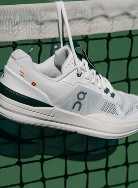 代购On The Roger Pro昂跑费德勒系列白绿拼色专业低帮实战网球鞋