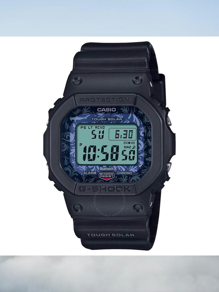 CASIO卡西欧 G-Shock LED背光多功能石英数字男表 GWB5600CD-1A2