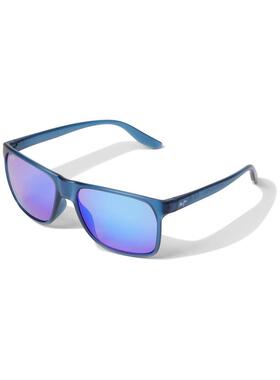 代购MauiJim女士太阳镜偏光防眩光抗刮防碎矩形框蓝色镜片