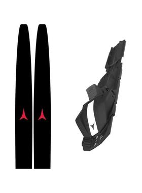 代购ATOMIC女士滑雪板高稳定性精准转向能量黑色双板