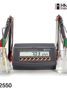 高精度实验室酸度测定仪【pH/ORP/EC/TDS/温度】HI2550（HI255）