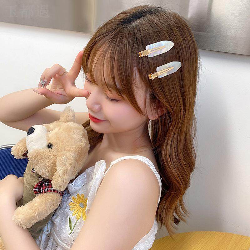 超仙鸭嘴夹刘海夹可爱日系边夹发饰头饰醋酸无痕发夹碎发侧边夹子