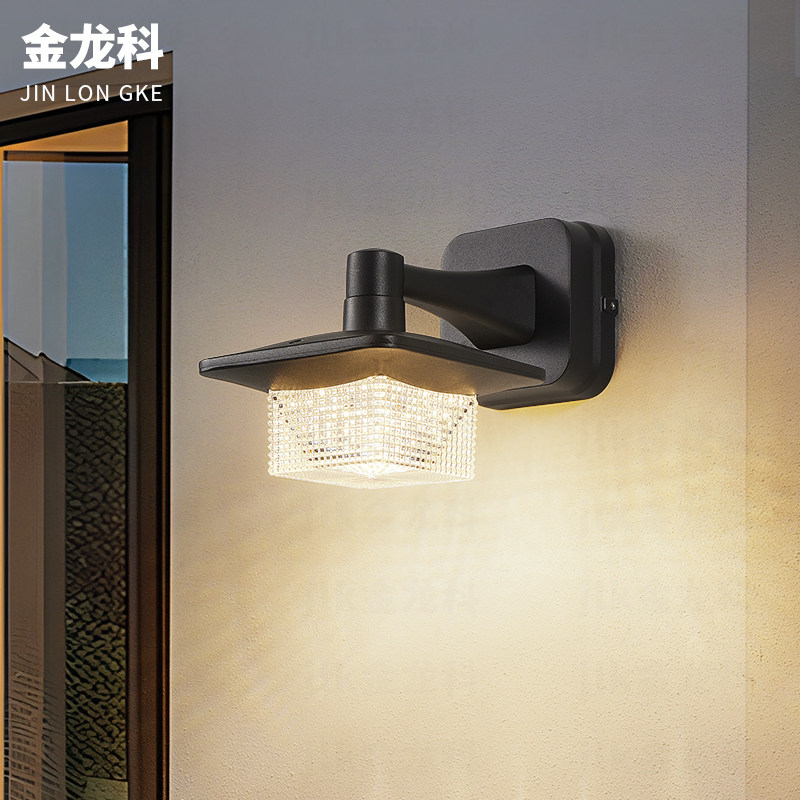 中古风户外壁灯防水庭院门头灯室外入户大门口照明超亮露台墙灯图片