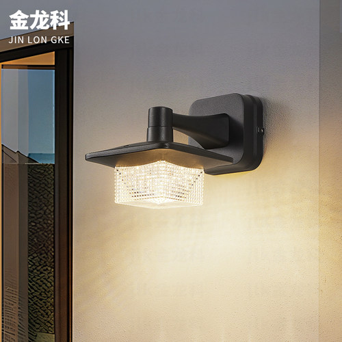 中古风户外壁灯防水庭院门头灯室外入户大门口照明超亮露台墙灯