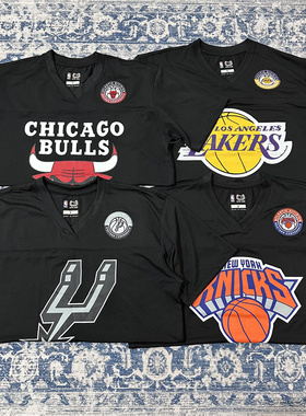 出口30美刀 超顺滑舒服夏季透气冰丝凉感T恤美式运动篮球V领短袖