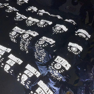 年度福利来一波 球队阳离子3M反光印弹力速干短袖宽松篮球运动T恤