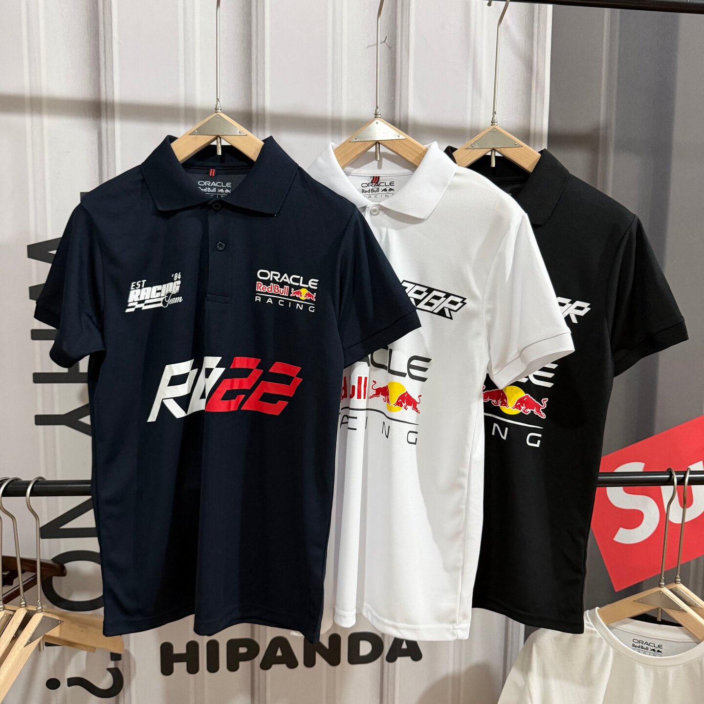 红牛车队F1方程式赛车衣服摩托机车运动透气速干POLO衫翻领短袖