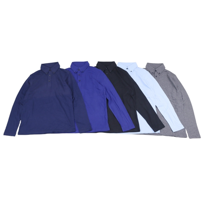春秋长袖日常休闲POLO衫
