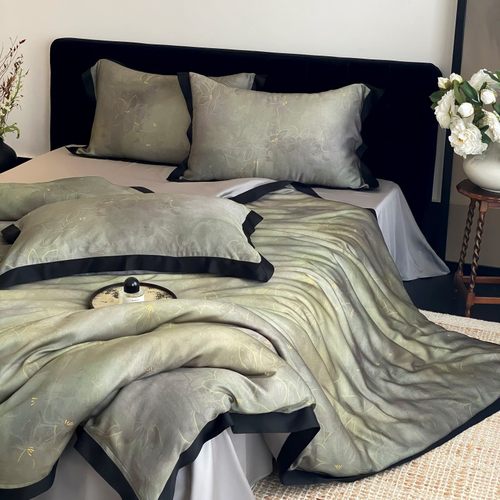 轻奢高级感兰精天丝床上四件套