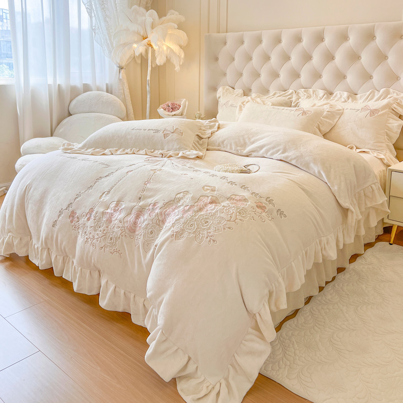 双面保暖床单珊瑚法兰绒被套床品