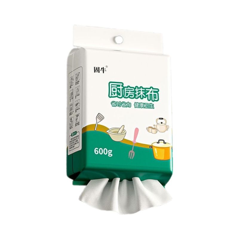 厨房专用纸巾超强吸油吸水干湿两用便捷清洁懒人抹布擦手纸实用