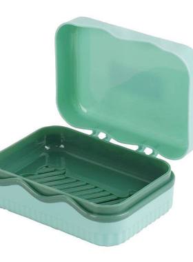 肥皂盒带盖家用便携大号卫生间沥水双层宿舍新款个性香皂收纳架