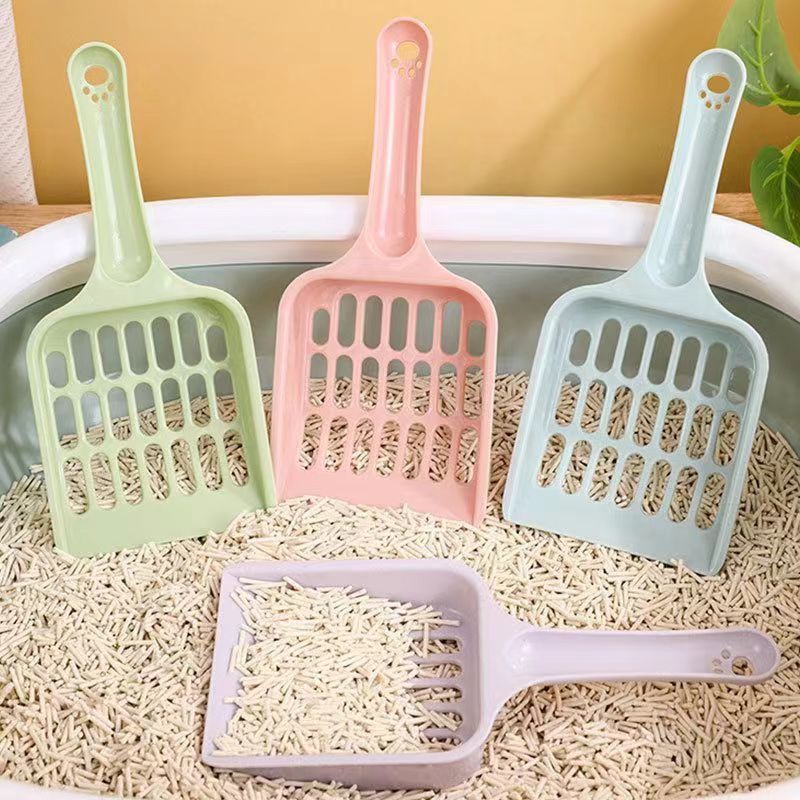 猫砂铲子加厚大号细孔豆腐砂铲宠物便铲神器猫咪清洁实用手柄工具
