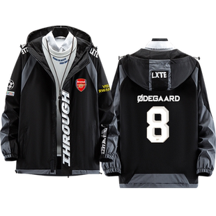 22-23赛季阿森纳足球外套球迷版7号萨卡训练服秋冬防风冲锋衣定制