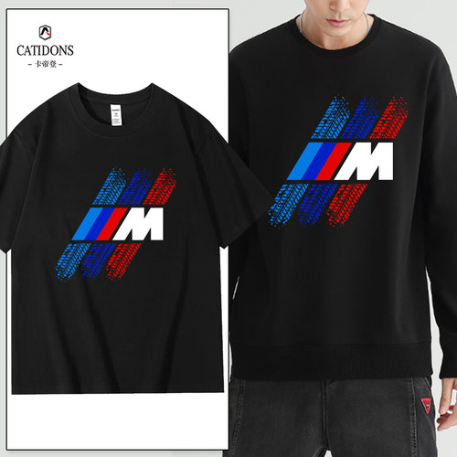 MPower主题赛车风t恤印花短袖