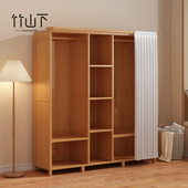 大容量多功能衣 衣帽间防尘组装 挂衣架卧室落地衣帽架家用开 放式