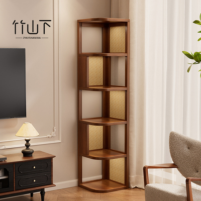【热卖新品】实木转角书架