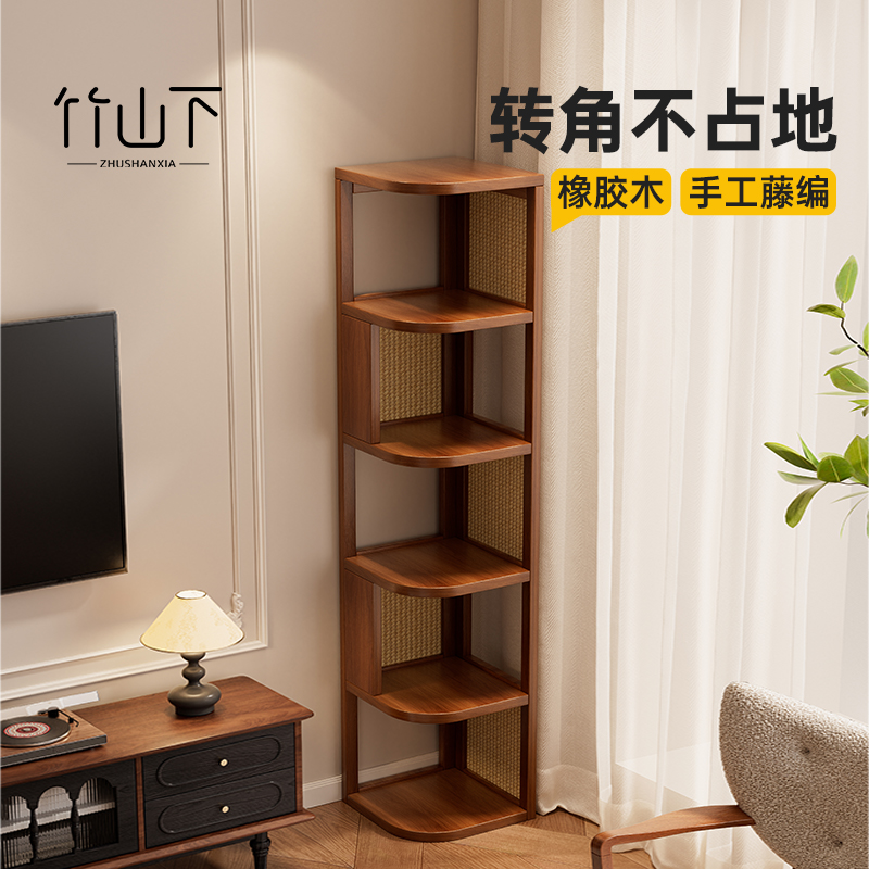 【实木转角柜】墙角收纳稳固不倒