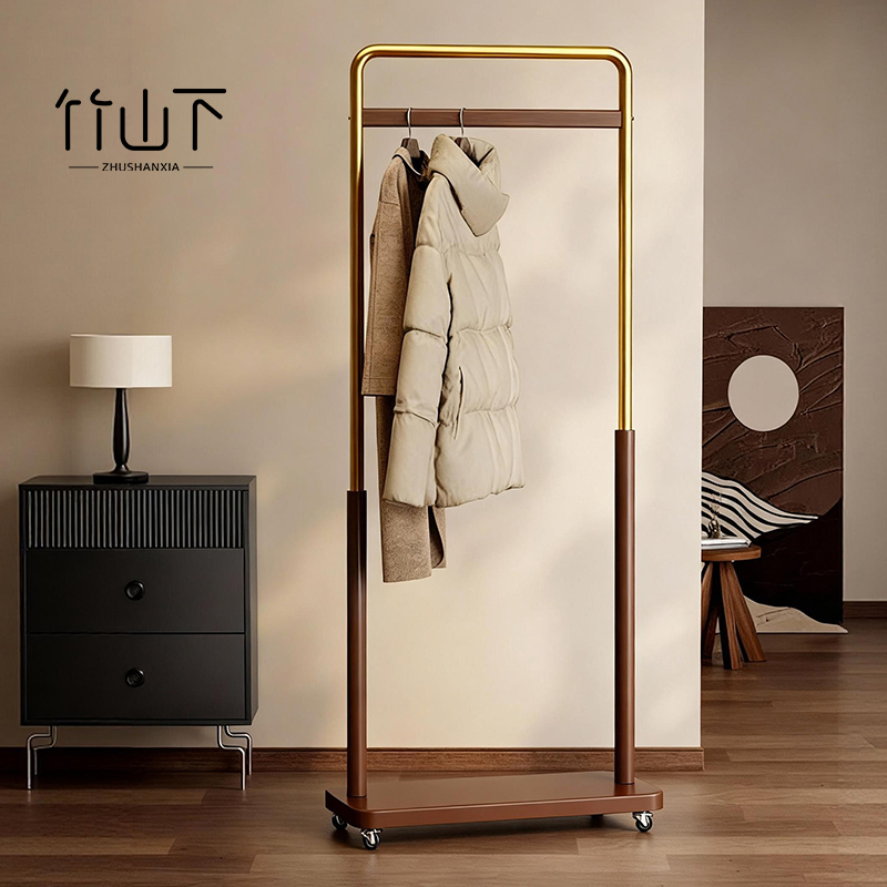 【进口实木】中古风衣帽架