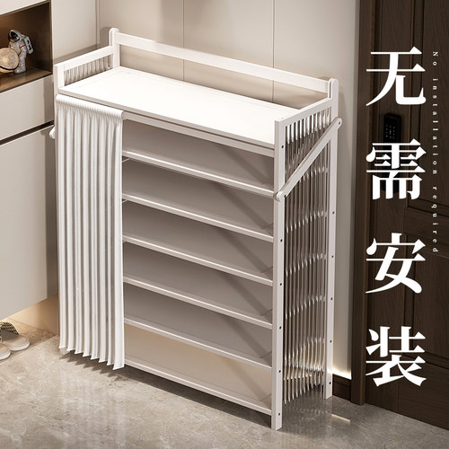 折叠免安装鞋架子家用门口多层