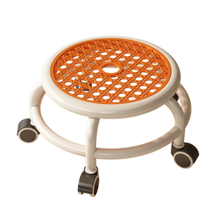 万向轮小凳子家用圆凳网红滑轮凳移动美缝小板凳带轮子的小矮凳