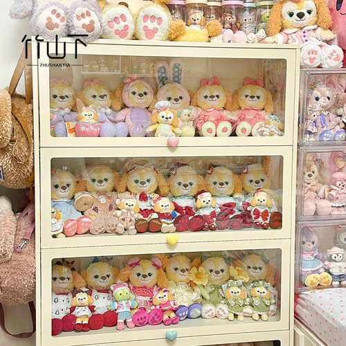 手办展示柜盲盒玩偶收纳展示架