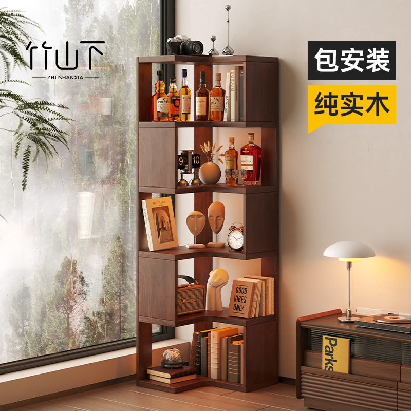 【热卖新品】实木转角柜落地酒柜