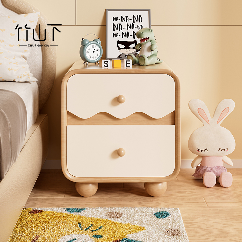 【进口实木】儿童床头柜