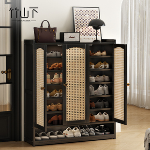 鞋柜家用入户门口室内实木多层门外走廊过道鞋防臭消毒杀菌除臭柜