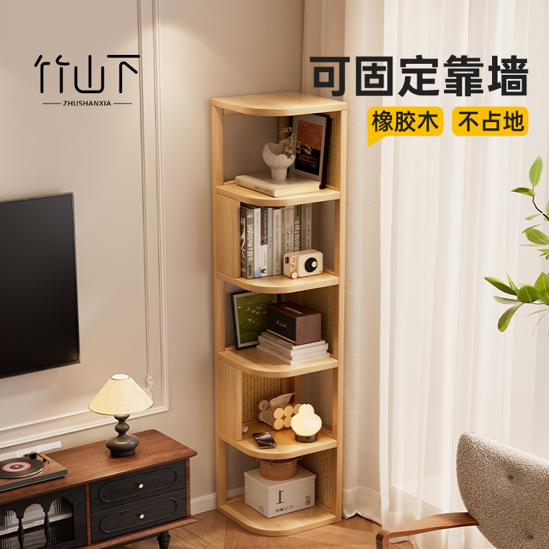 【实木转角柜】墙角收纳稳固不倒