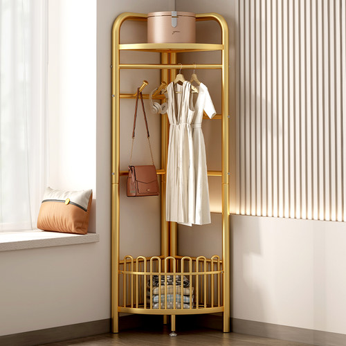 转角衣柜家用卧室金属衣帽架简易