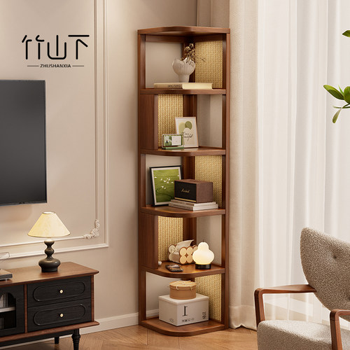 【热卖新品】实木转角书架