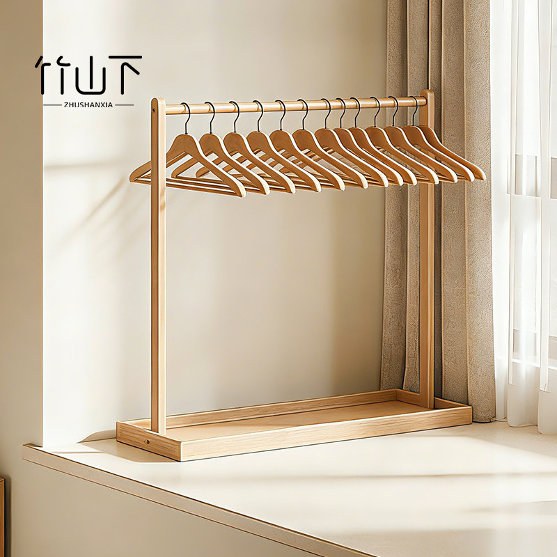 实木落地挂衣架卧室飘窗不占空间儿童衣帽架次净衣架衣服置物架子,住宅家具,衣帽架,淘宝优惠券,粉丝福利购,淘宝优惠卷
