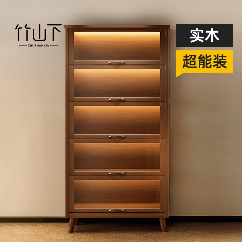 【进口实木】手办展示柜防尘书柜