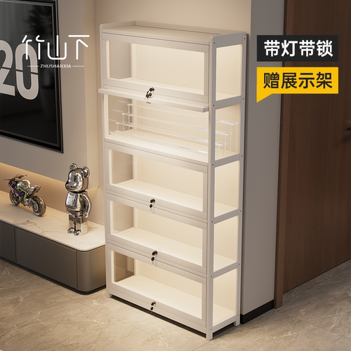 【高透防尘】展示柜带灯可DIIY