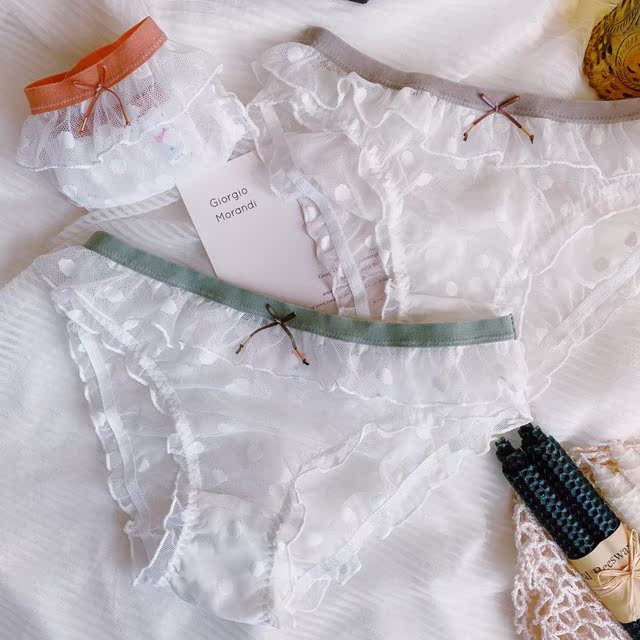 n582舒适女士中腰网纱lmxl内裤