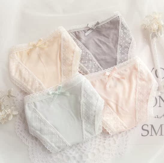 N567舒适女士中腰人棉柔软内裤