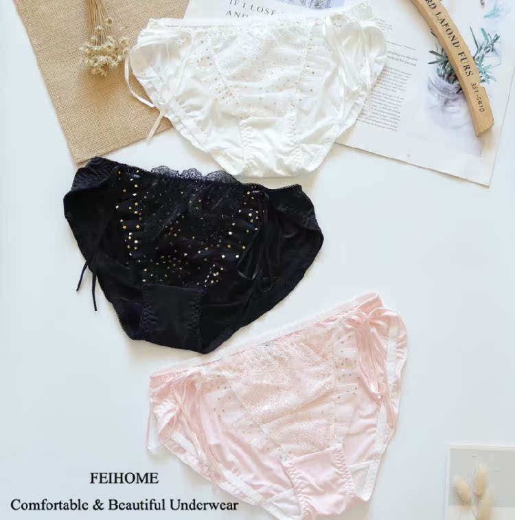 N500舒适女士中低腰女生内裤