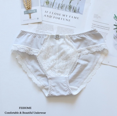 舒适女士中腰纯棉内裤女式短裤
