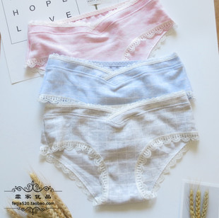N180舒适女士低腰厚实纯棉天然彩棉无痕女生内裤 M/L/XL
