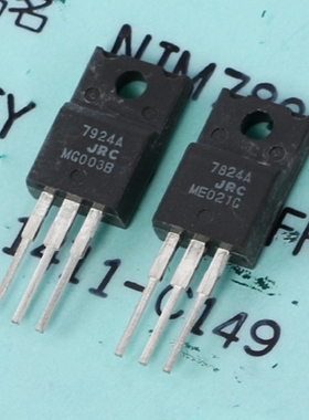 日本JRC NJM7824A NJM7924A LM7824/7924 三端稳压管全塑封TO220F