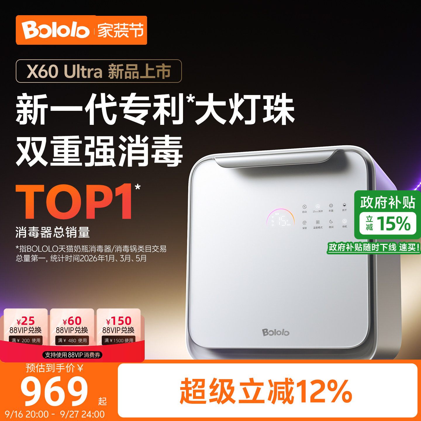 【政府补贴20%】双重杀菌强穿透图片