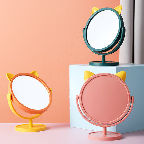 台式桌面梳妆台化妆镜美妆小镜子