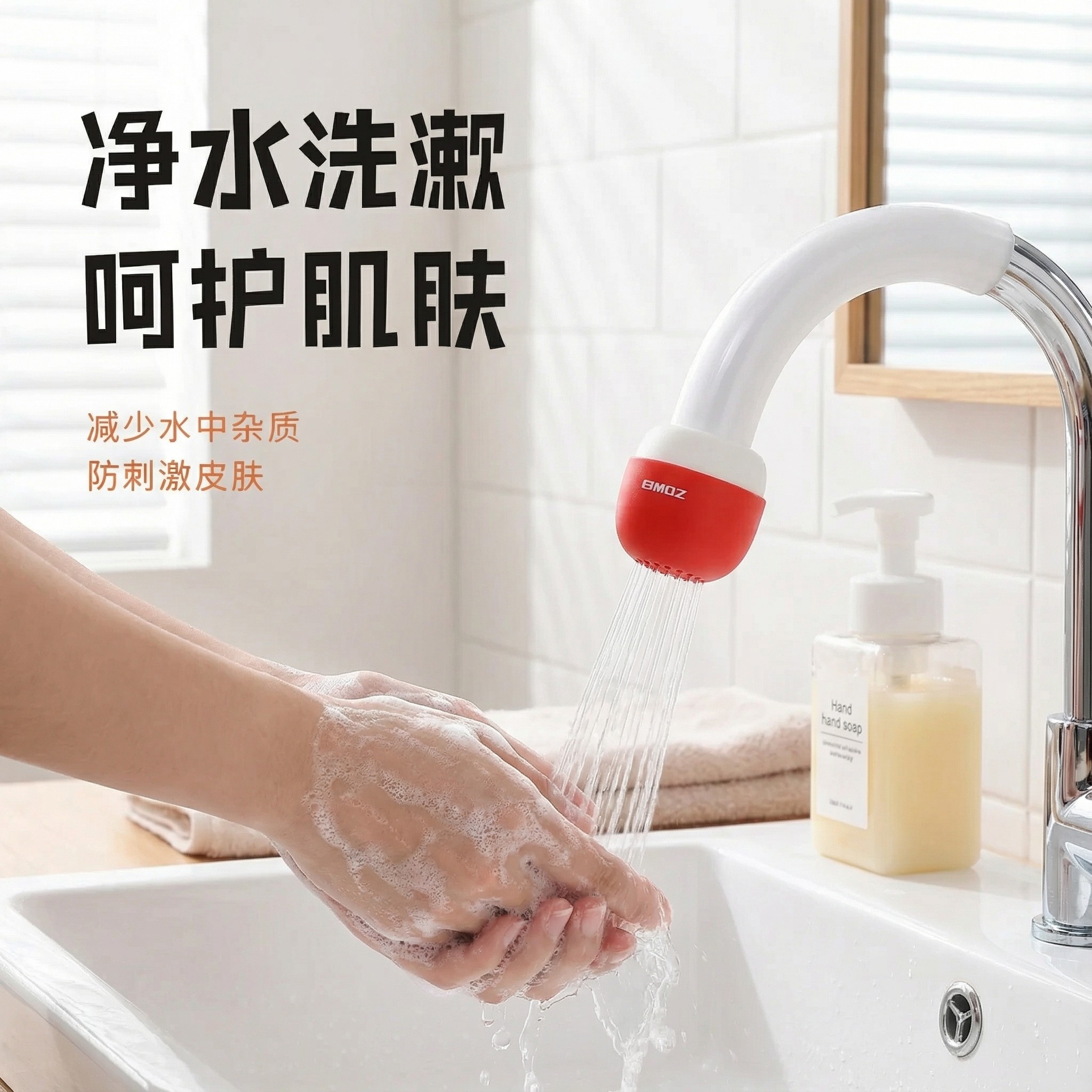 龙头过滤器家用厨房旅行酒店便携自来水进水口净化改善水质神器