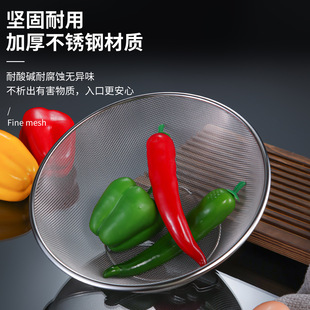 不锈钢网篮家用密孔果蔬水果沥水篮漏盆滤油网淘米洗米筛